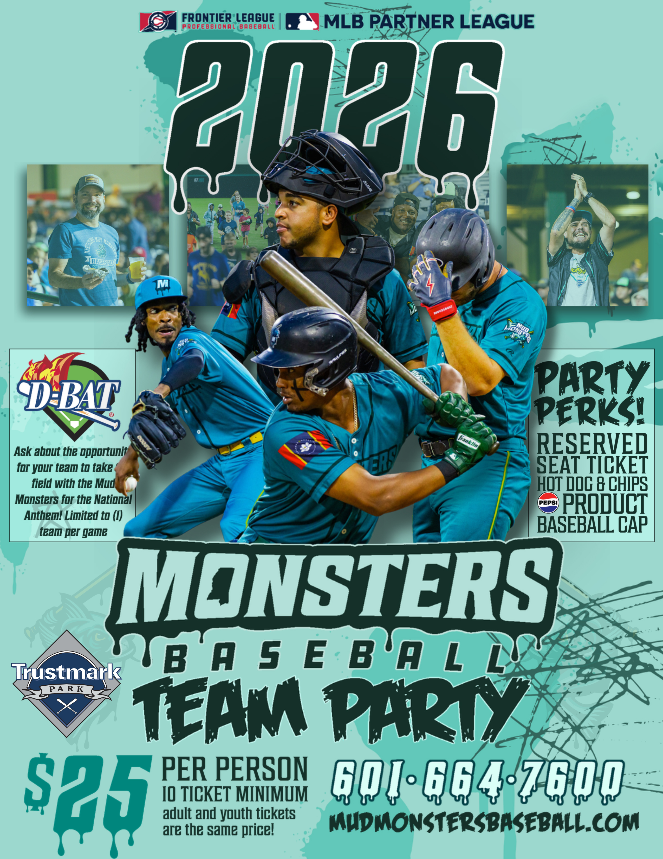 Mississippi Mud Monsters Team Party